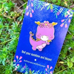 Figment the Purple Dragon Pin